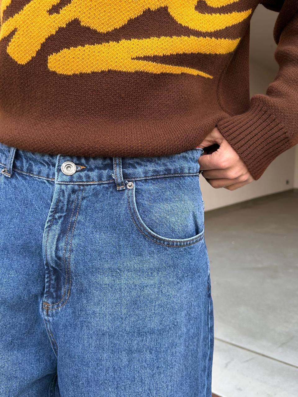 Hibusa Raw Street Jean – Classic Blue