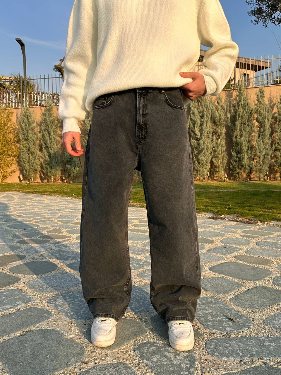 Hibusa Raw Street Jean – Classic Black